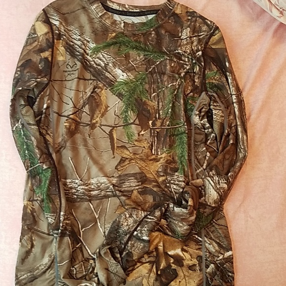 Terramar Tops - Camo Long sleeve Top